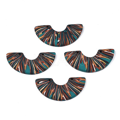 Handmade Polymer Clay Pendants CLAY-N010-028-B03-1
