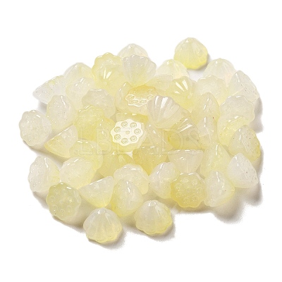 Two Tone Acrylic Beads OACR-H039-01D-1