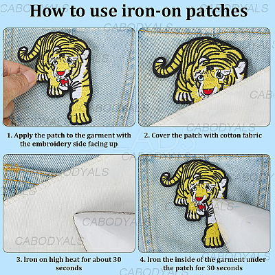 Polyester Clothing Patches PATC-WH20816-005-1