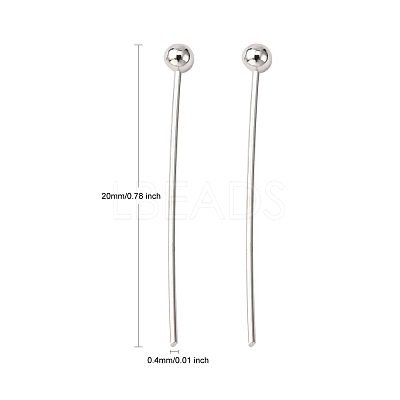 Brass Ball Pins KK-L048-02-1