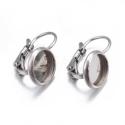 Tarnish Resistant 304 Stainless Steel Leverback Earring Findings STAS-H423-02P-1