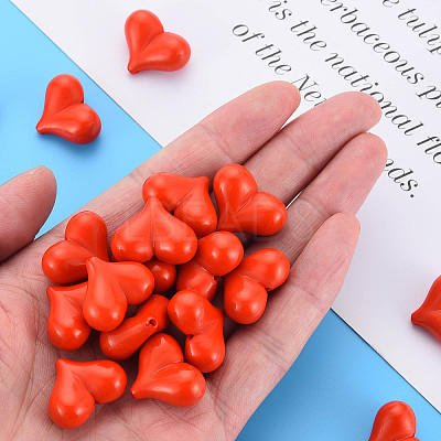 Opaque Acrylic Beads X-MACR-S373-70-A01-1