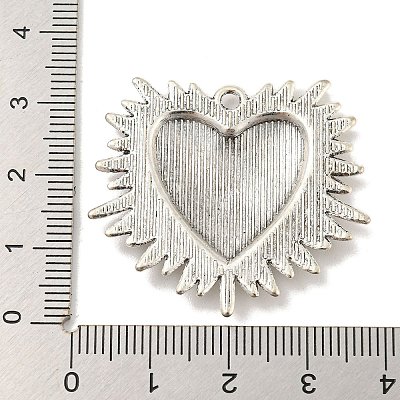 Tibetan Style Alloy Pendants TIBE-L013-08AS-04-1