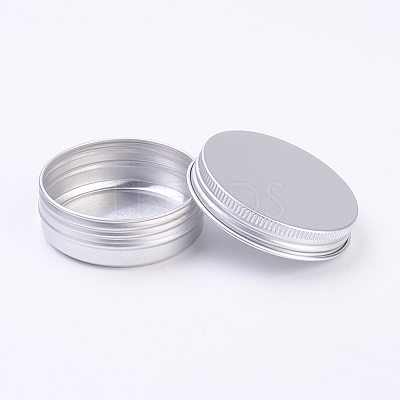 Round Aluminium Tin Cans CON-WH0010-02P-15ml-1