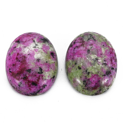 Natural Ruby in Zoisite Cabochons G-S349-25A-03-1