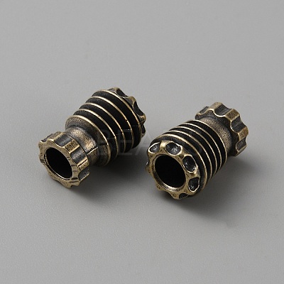 Brass EDC European Beads KK-WH0081-63AB-1
