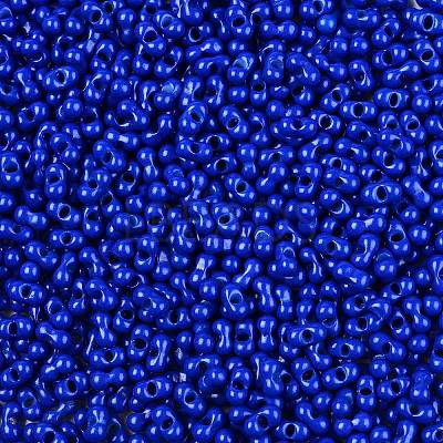 Baking Paint Glass Seed Beads SEED-A033-04E-1