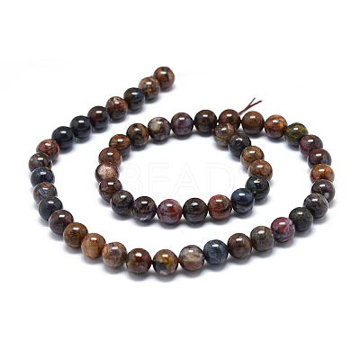 Natural Pietersite Beads Strands G-O201A-14B-1
