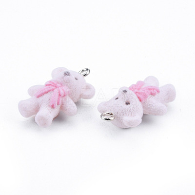 Opaque Resin Pendants RESI-T053-12-1
