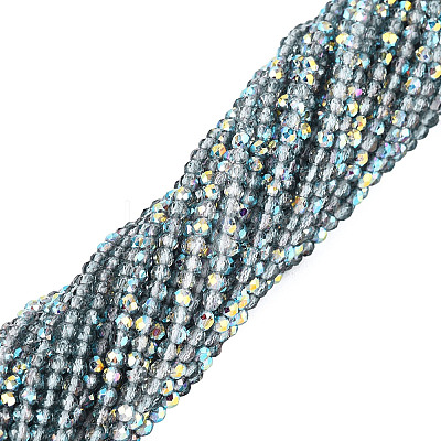 Transparent Glass Beads Strands EGLA-N028-01A-A01-1