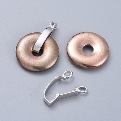 Brass Donut Bails X-KK356-NF-1