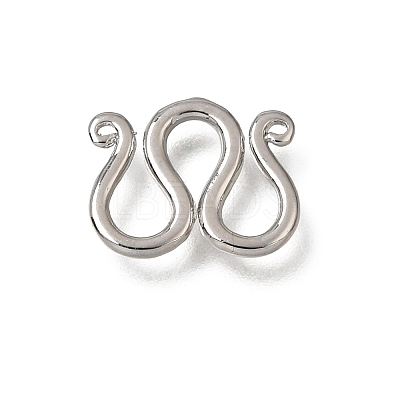 Brass M-Hook Clasps LS-KK-CBA0DF0-14B-P-1