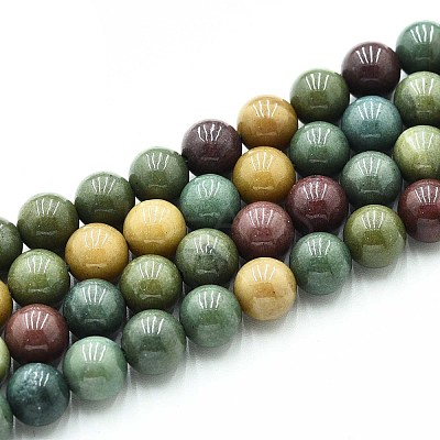 Natural Quartz Beads Strands G-N355-8mm-28-1
