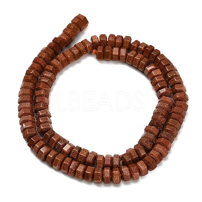 Synthetic Goldstone Beads Strands G-G317-A06-3x6mm-1
