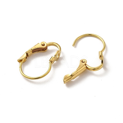 Brass Leverback Earring Findings KK-Z007-26C-1