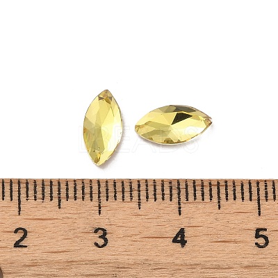 Glass Rhinestone Cabochons RGLA-P037-09B-D226-1