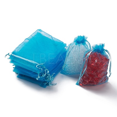 Organza Gift Bags with Drawstring X-OP-R016-10x15cm-17-1