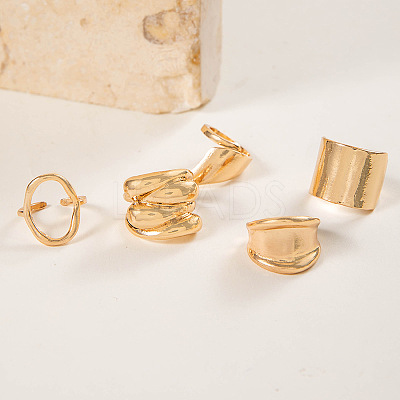 5Pcs Alloy Finger Rings Sets WG7802C-05-1