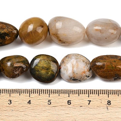Natural Pietersite Beads Strands G-A286-A01-04-1