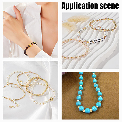 360Pcs 5 Styles Brass Spacer Beads KK-AR0003-33-1