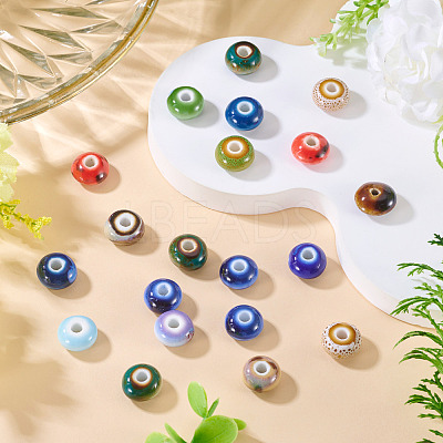 20Pcs Handmade Porcelain Beads PORC-TA0001-31-1