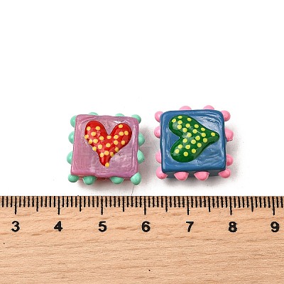 Handmade Lampwork Enamel Beads LAMP-S079-09-1