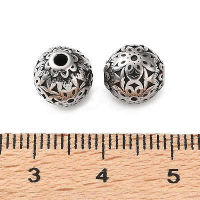 304 Stainless Steel Beads SA-CBA043D-01B-AS-1