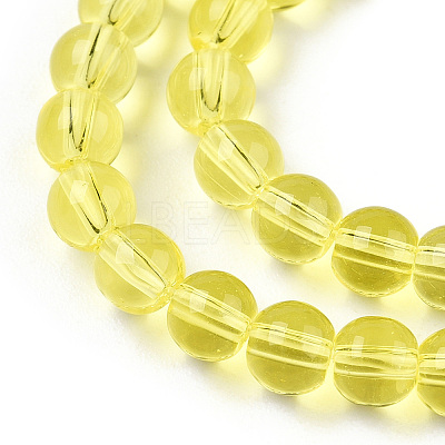 Transparent Glass Beads Strands GLAA-T032-T4mm-12-1