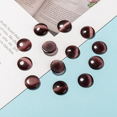 Cat Eye Glass Cabochons CE069-12-2-1