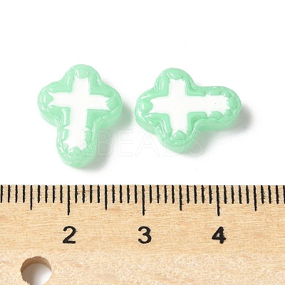 Baking Paint Glass Enamel Beads BLOW-D300-06F-1