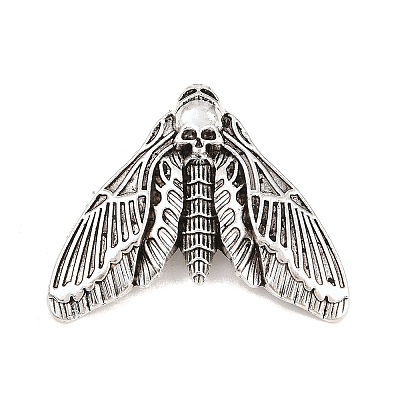 Halloween Tibetan Style Alloy Pendants FIND-B066-01B-AS-1