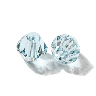 Transparent Imitation Austrian Crystal K9 Glass Beads GLAA-L048-01-1
