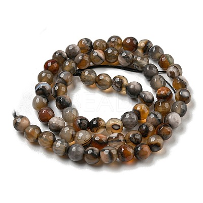 Natural Agate Beads Strands G-M437-B01-02-1