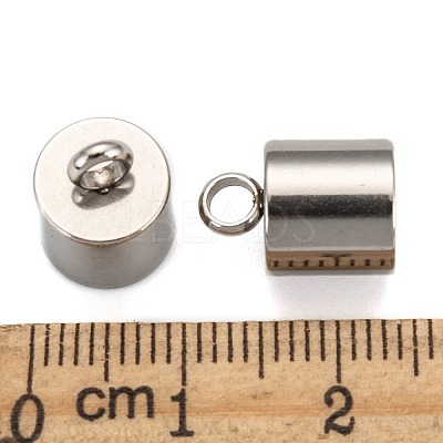 Tarnish Resistant 304 Stainless Steel Cord Ends STAS-E020-8-1