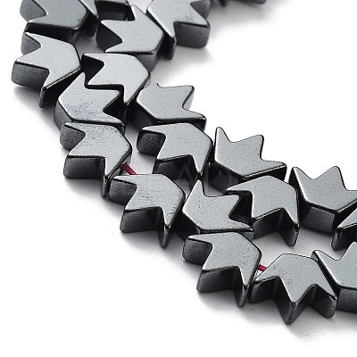 Synthetic Non-Magnetic Hematite Beads Strands G-H303-B22-1