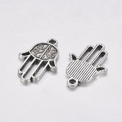 Tibetan Style Pendants X-TIBEP-23356-AS-RS-1