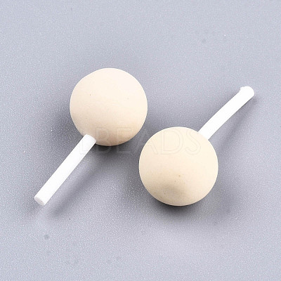 Handmade Polymer Clay 3D Lollipop Embellishments X-CLAY-T016-82F-1