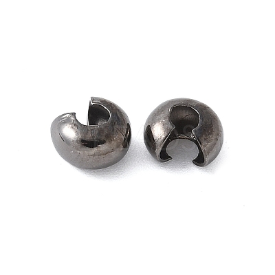 Brass Crimp Beads Covers EC266-2NFB-1
