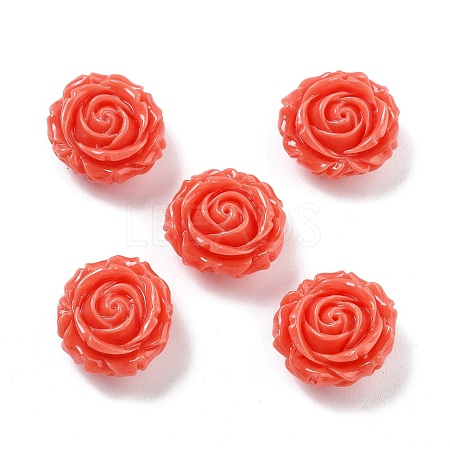 Synthetic Coral Carved Beads CORA-U003-01B-04-1