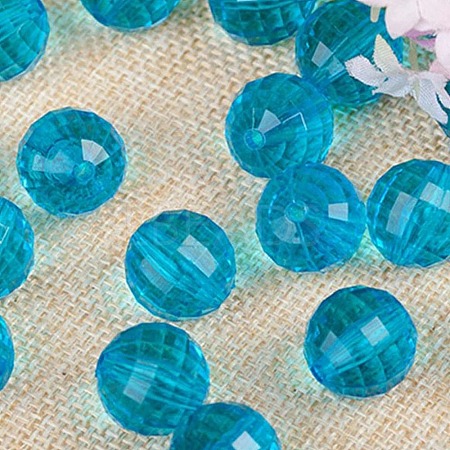 Transparent Acrylic Beads TACR-NH0001-F-09-1