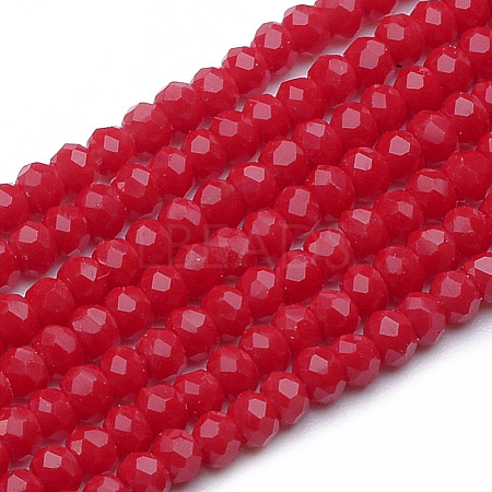 Opaque Glass Beads Strands GLAA-R200-B10-1