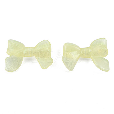 Transparent Luminous Acrylic Beads TACR-T007-11E-1
