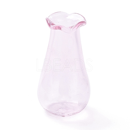 Miniature Glass Vase Ornaments AJEW-Z006-01D-1