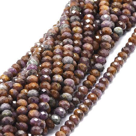 Natural Ruby and Sapphire Beads Strands G-E569-I10-1