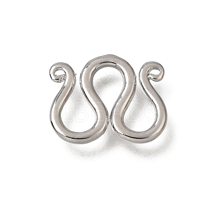 Brass M-Hook Clasps LS-KK-CBA0DF0-14B-P-1