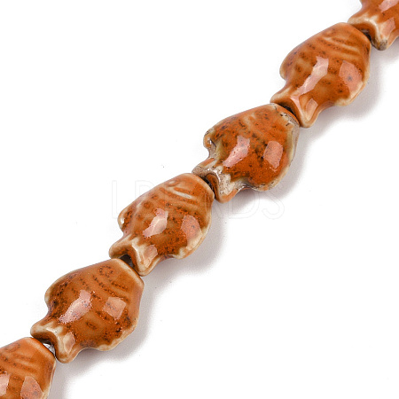 Handmade Porcelain Beads Strands PORC-P030-01A-07-1