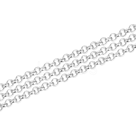 1M 925 Sterling Silver Rolo Chains STER-BBC0005-31-1