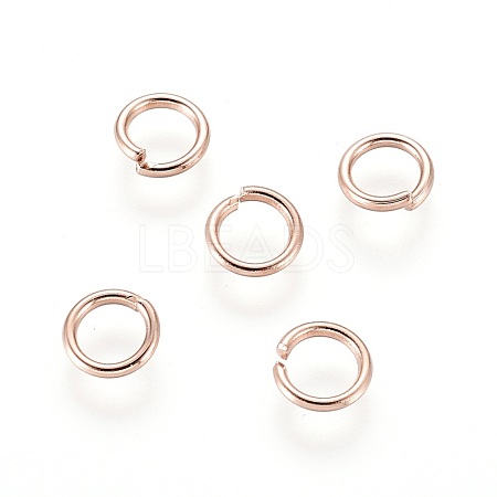 304 Stainless Steel Open Jump Rings STAS-O098-01RG-13-1
