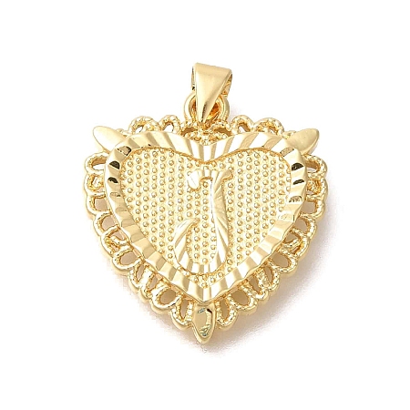 Rack Plating Brass Pendants KK-I722-09G-J-1