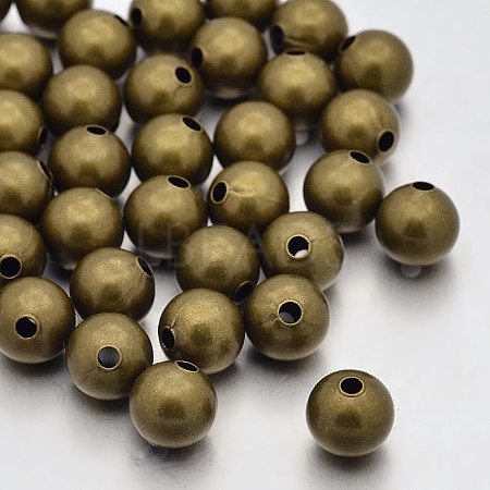 Brass Beads ECR8MM-AB-NF-1